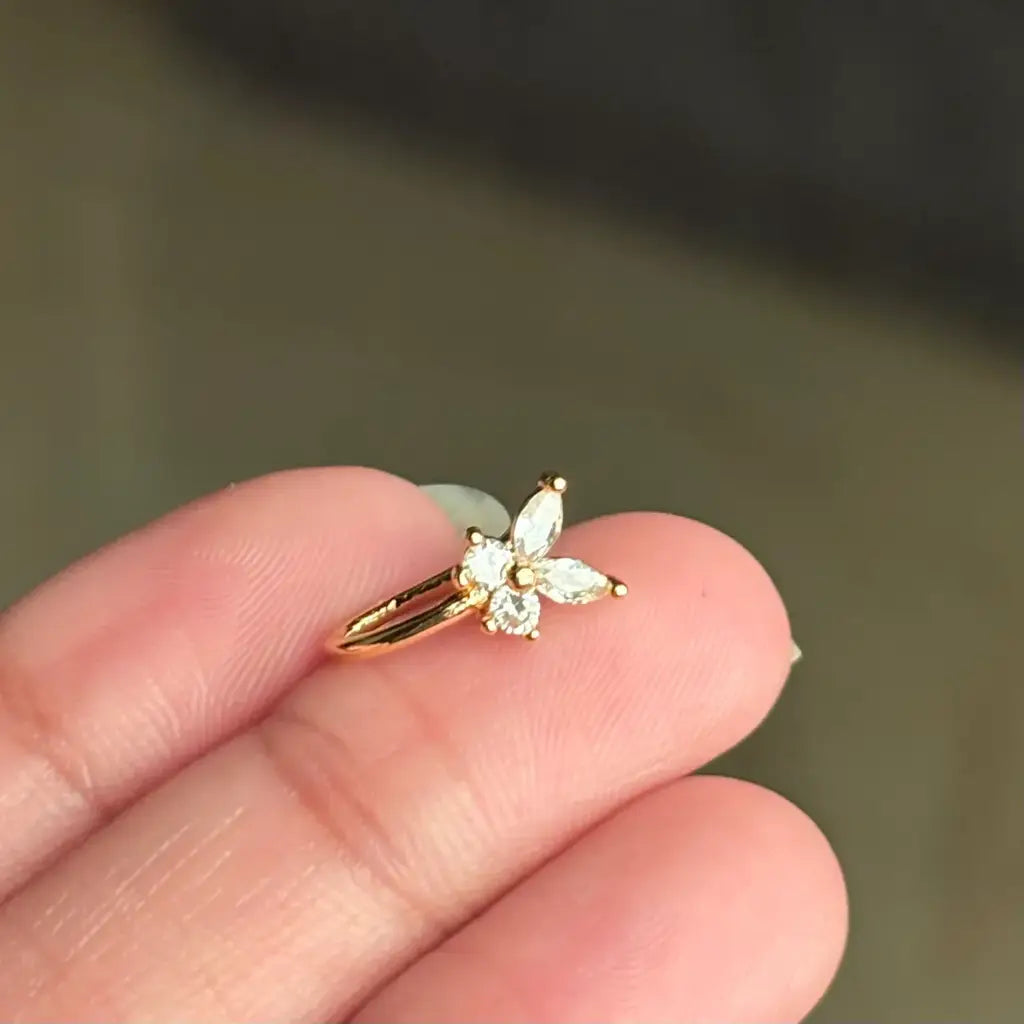 Butterfly  Viral Nose Stud