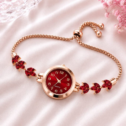Elegant Floral Design Watches for Women | Genzee Jewellery